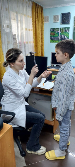 Диспансеризация детей в детском доме.